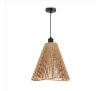 Paco Home Pendentif LED, salle de séjour, lampe suspendue, salle à manger, pendentif cuisine, abat-jour, papier, déco, bohème, Style E27, couleur : noir, type de luminaire - couleur : type 3