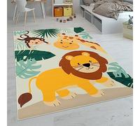 Paco Home Tapis Enfant, Tapis Chambre Jeu Garçon Fille Moderne Antidérapant, Dimension:120x160 cm, Couleur:Beige 3