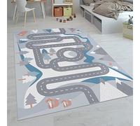 Paco Home Tapis Enfant, Tapis Chambre Jeu Garçon Fille Moderne Antidérapant, Dimension:200x290 cm, Couleur:Crème