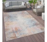 Paco Home Tapis Intérieur Et Extérieur Terrasse Cuisine Vintage Pastel Motifs Abstraits, Dimension:140x200 cm, Couleur:Multicolore 2