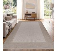 Paco Home Tapis Intérieur & Extérieur Balcon Terrasse Cuisine Motif Ethnique Boho Moderne, Dimension:200x280 cm, Couleur:Beige 7