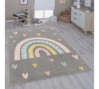 Paco Home Tapis pour Enfant Chambre d'enfant Fille Garçon Différents Motifs Et Tailles, Dimension:120x160 cm, Couleur:Gris 3