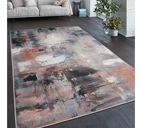 Paco Home Tapis Salon Chambre Adulte Tissage Plat Moderne Motif Abstrait Vintage Lavable en Machine, Dimension:60x100 cm, Couleur:Multicolore 4