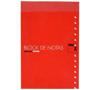 pacsa 18904 Bloc-notes 80 feuilles quadrillées avec couvercle 1/8