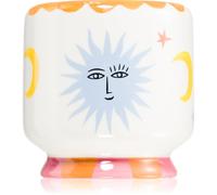 Paddywax Bougie parfumée Dopo en céramique peinte à la main - 226 g - Fleur d'oranger