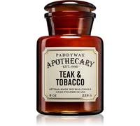 Paddywax Apothecary Teak & Tabacco bougie parfumée 226 g