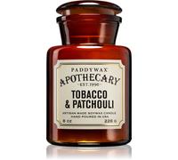 Paddywax Apothecary Tobacco & Patchouli bougie parfumée 226 g