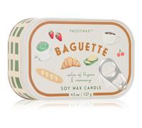 Paddywax Bistro Tin Baguette bougie parfumée en métal 127 g
