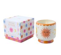 Paddywax Bougie parfumée Dopo en céramique peinte à la main - 226 g - Fleur d'oranger