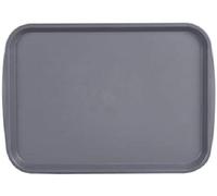 PADERNO 41860-43 Plateau de service rectangulaire idéal pour buffet, fast food et restauration rapide, Plastique, Noir, Dimensions : 30,7 x 43,5 cm