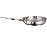 Paderno World Cuisine 11114-32 Poêle à Frire, Une poignée, en Acier Inoxydable, 32 cm