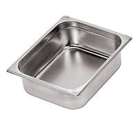Paderno World Cuisine Poêle d'hôtel en acier inoxydable 30,5 x 25,4 cm 12.5inx10.5inx6in Argenté.