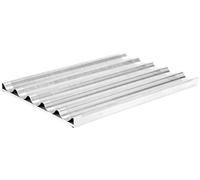 Paderno World Cuisine Poêle perforée en aluminium pour 6 baguettes 83,8 x 43,2 cm