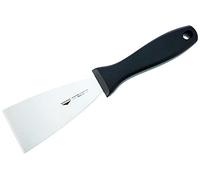 Paderno World Cuisine Spatule Triangulaire en Acier Inoxydable Largeur 7,5 cm