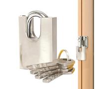 Padlock - Outdoor Lock Heavy Duty Long Shackle Cut Resistant