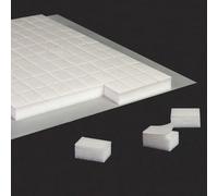 Pads adhésifs 3D, dimensions 6x10 mm, épaisseur 5 mm, adhésifs des deux côtés, quantité : 100 pièces