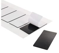 Pads adhésifs double face, noirs, 26,7 x 54,7 mm, 1 mm d'épaisseur, boîte de 100 pièces