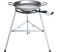 Paella World Comfort Line Set 4 avec brûleur et poêle à paella en acier Ø 50/65 cm