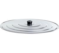 Paella World Couvercle léger en aluminium pour poêles, Ø 36 cm, avec dispositif d'évacuation de la vapeur