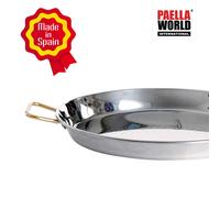 Poêle à paella en acier inoxydable Ø 70 cm