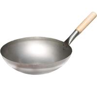 Paella World Poêle à wok Poêle à griller en acier avec poignée en bois Ø 35 cm
