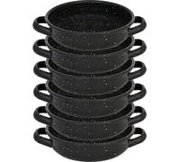 Paellapan mini - acier avec revêtement antiadhésif - noir - Ø 14 cm