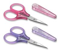 PAFASON Petit Ciseaux de Couture Ciseaux Ensemble Droit Courbé Pointe Tout Usage pour Scrapbooking Matelassage Bricolage Couture Tricot Broderie Point de croix Crochet Fil Laine Papier Détail Tissu