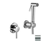 Paffoni Bidet Kit - Barret Mitigeur encastré, avec douchette et corps, inox KITDUP110ST