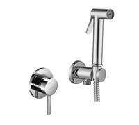 Paffoni Bidet Kit - Mitigeur de bidet encastré, avec douchette et corps, chrome KITDUP110CR