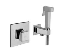 Paffoni Bidet Kit - Mitigeur de bidet encastré, avec douchette et corps, chrome KITDUP112CR