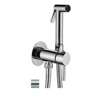 Paffoni Bidet Kit - Set de mitigeur encastré avec douchette de bidet, inox ZDUP110ST