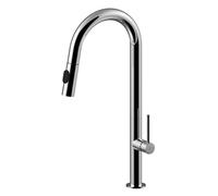 Paffoni Chef - Mitigeur d'évier avec douchette extractible, chrome CH185CR