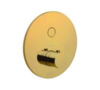 Paffoni Compact Box - Mitigeur de douche thermostatique encastré, or CPT013HG