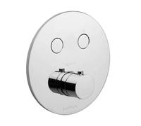 Paffoni Compact Box - Mitigeur thermostatique encastré, pour 2 sorties, chrome CPT018CR