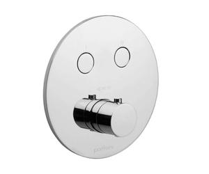 Paffoni Compact Box - Mitigeur thermostatique encastré, pour 2 sorties, chrome CPT018CR