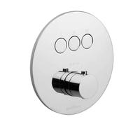 Paffoni Compact Box - Mitigeur thermostatique encastré, pour 3 appareils, chrome CPT019CR