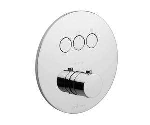 Paffoni Compact Box - Mitigeur thermostatique encastré, pour 3 appareils, chrome CPT019CR