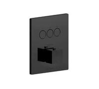 Paffoni Compact Box - Mitigeur thermostatique encastré, pour 3 sorties, noir mat CPT519NO