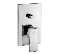 Paffoni Elle - Mitigeur de douche encastré avec inverseur et corps d’encastrement, chrome EL015CR