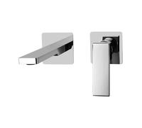 Paffoni Elle - Mitigeur de lavabo encastré avec corps d’encastrement, installation 2 trous, chrome EL104CR70