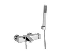 Paffoni Level - Mitigeur de baignoire avec accessoires, chrome LEC026CR
