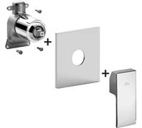 Paffoni Level - Mitigeur encastré pour 1 sortie, chrome LESBOX010CR
