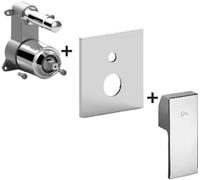 Paffoni Level - Mitigeur encastré pour 2 sorties, chrome LESBOX015CR