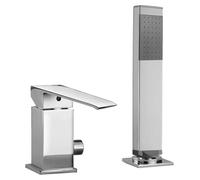 Paffoni Level - Mitigeur sur le bord du bain, installation de 2 trous, chrome LES041CR