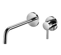 Paffoni Light - Mitigeur de lavabo encastré avec corps d’encastrement, installation 2 trous, chrome LIG007CR70