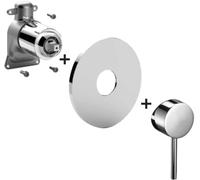 Paffoni Light - Mitigeur encastré pour 1 sortie, chrome LIGBOX010CR