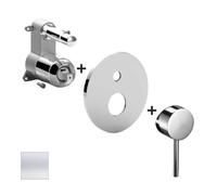 Paffoni Light - Mitigeur encastré pour 2 sorties, blanc mat LIGBOX015BO/M