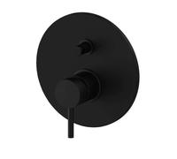 Paffoni Light - Mitigeur encastré pour 2 sorties, noir mat LIG015NO