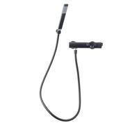 Paffoni Ringo - Mitigeur de baignoire avec accessoires, noir mat RIN023NO