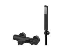 Paffoni Ringo - Mitigeur de baignoire avec accessoires, noir mat RIN026NO